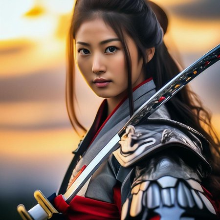 Красивая катана