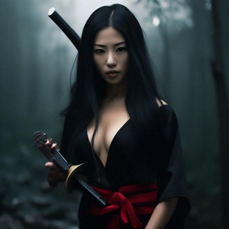 Девушка с катаной