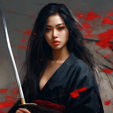 Катана девушка