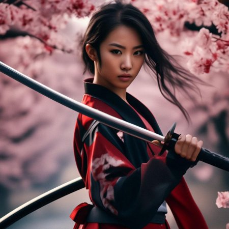 Самурай с мечами