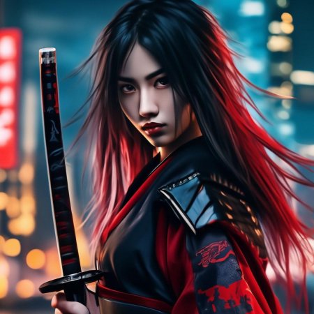 Самурай с мечами