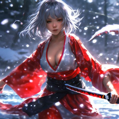 Девушка с катаной