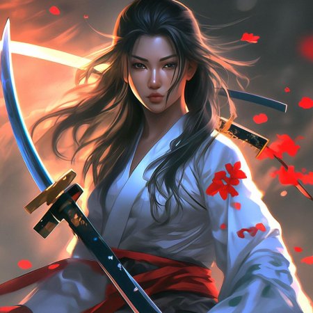 Самурай девушка