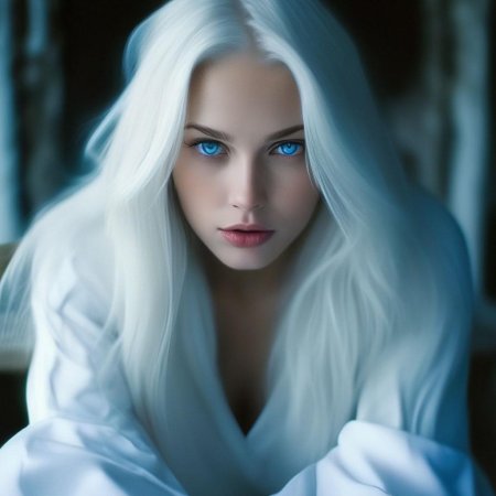 Ярко голубые глаза