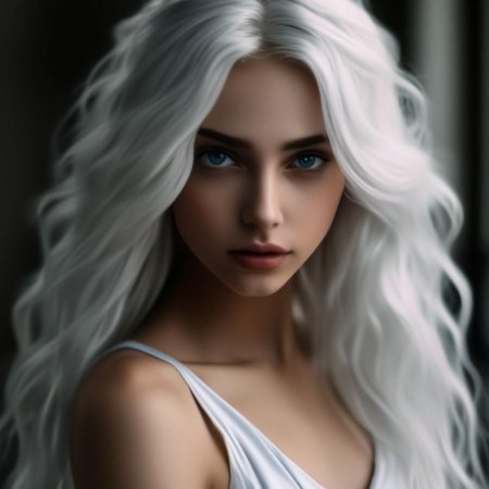 Белые волосы