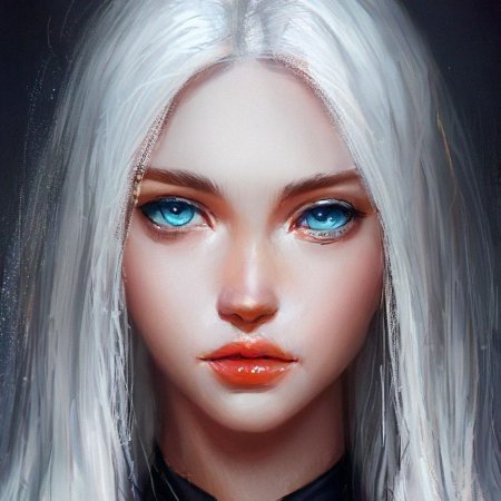 Голубые глаза девушки