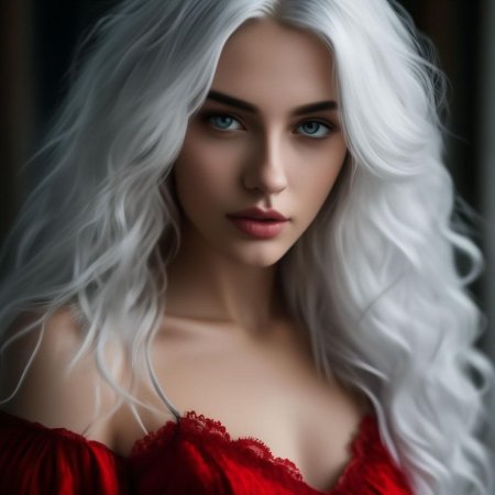 Красивые девушки с белыми волосами