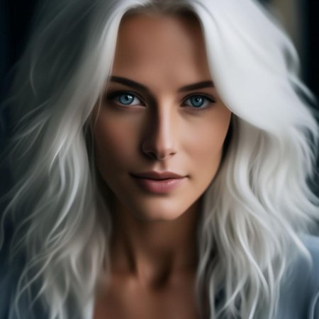 Голубоглазая блондинка