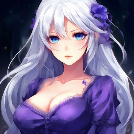 Аниме с белыми волосами