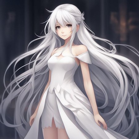 Персонажи аниме с белыми волосами