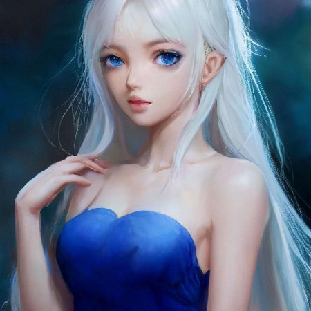 Большие голубые глаза