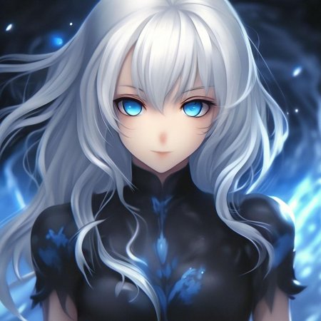 Аниме с белыми волосами