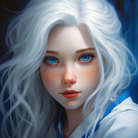 Девушка с голубыми глазами