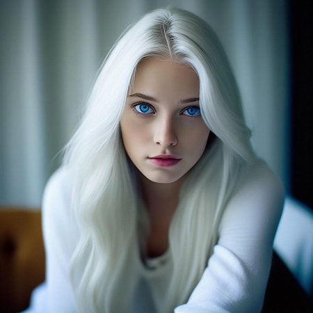 Девушка с голубыми глазами