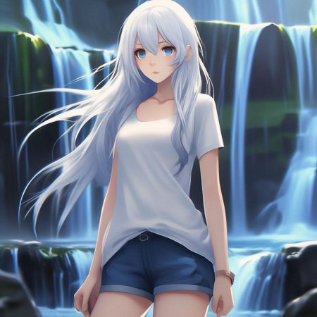 Красивая аниме девушка