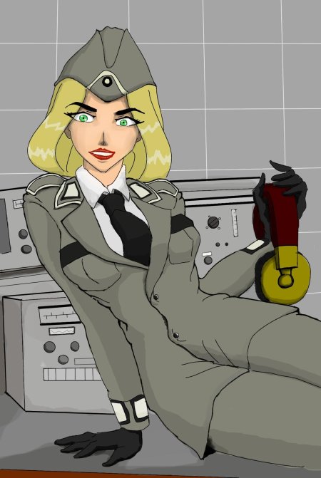 Девушки в немецкой форме