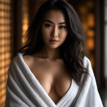 Красивая брюнетка