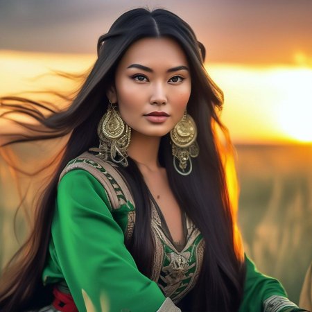 Красивые бурятские девушки