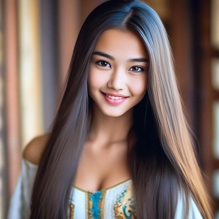 Красивая казахская девушка