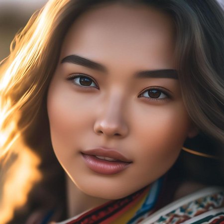 Картина казашка