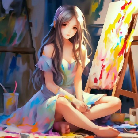 Аниме девушка красивая