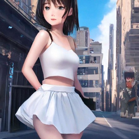 В стиле аниме