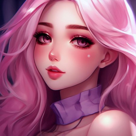 Девушка в стиле аниме