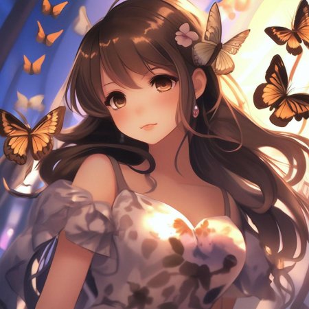 Бабочка аниме