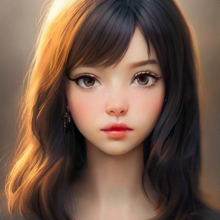 Девочка в стиле аниме