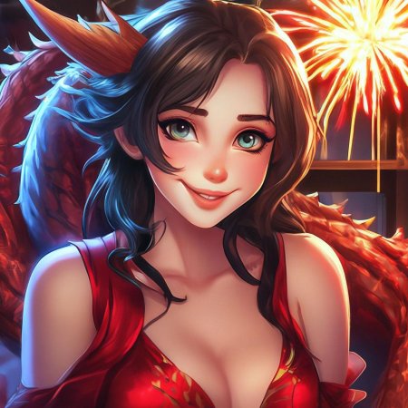 Девушка дракон