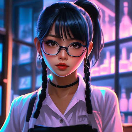 Девушка в очках