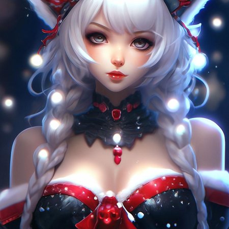 Девушка кошка