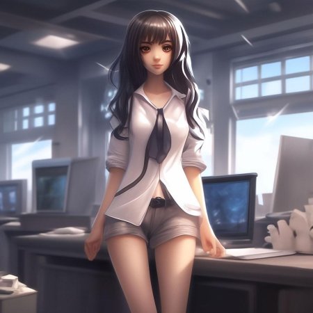 Аниме школьница