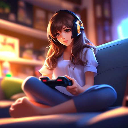 Девушки в стиле аниме