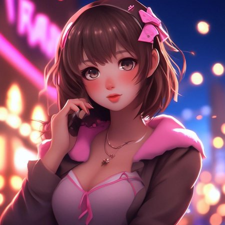 В стиле аниме