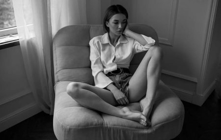 Ноги черно белые