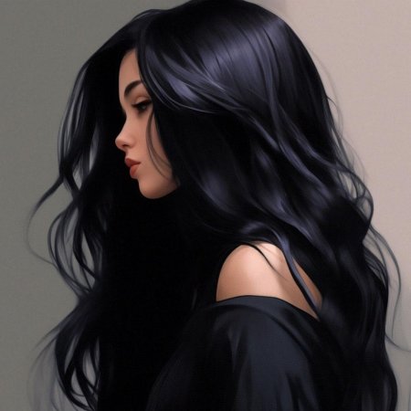 Девушка с темными волосами