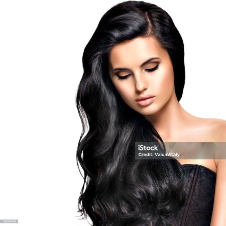 Черные волосы