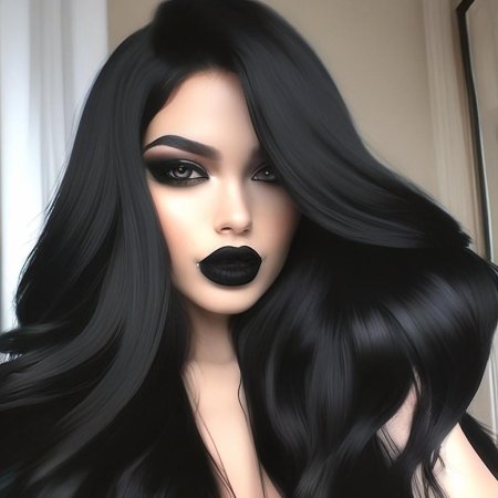 Черный макияж