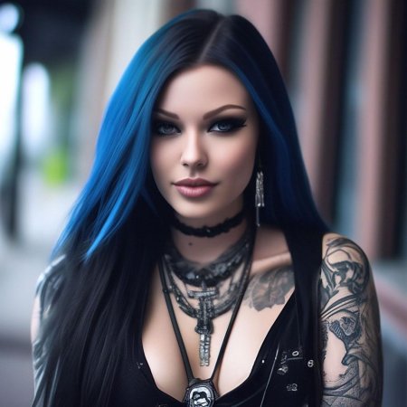 Тёмный макияж