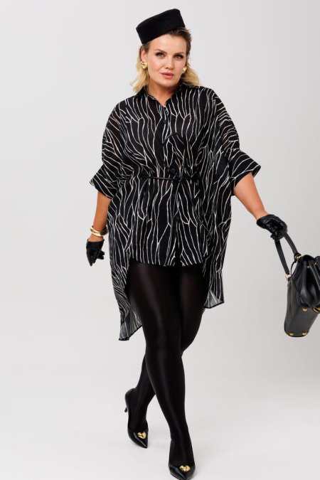 Туники для полных женщин стильные