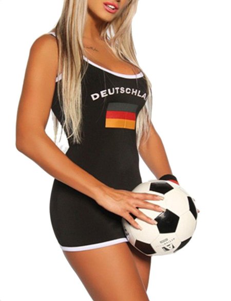 Секси девушка в спортивном костюме