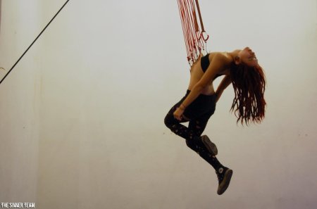 Подвешивание на веревках