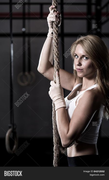 Girl Climbing Rope