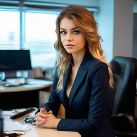 Девушка в деловом стиле