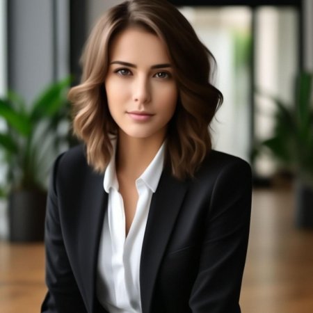 Женщина в деловом костюме