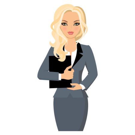 Мультяшка в деловом костюме