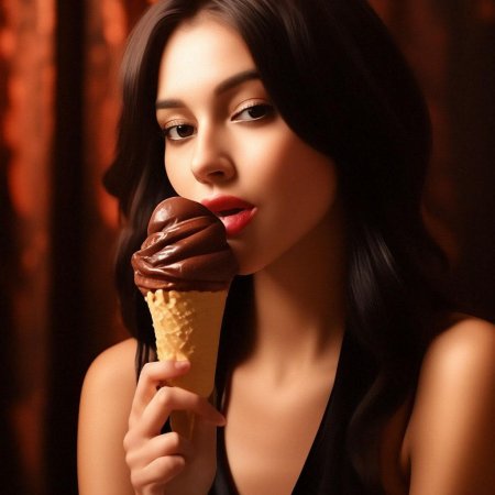 Мороженое в шоколаде