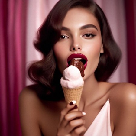 Шоколадное мороженое