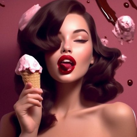 Шоколадное мороженое